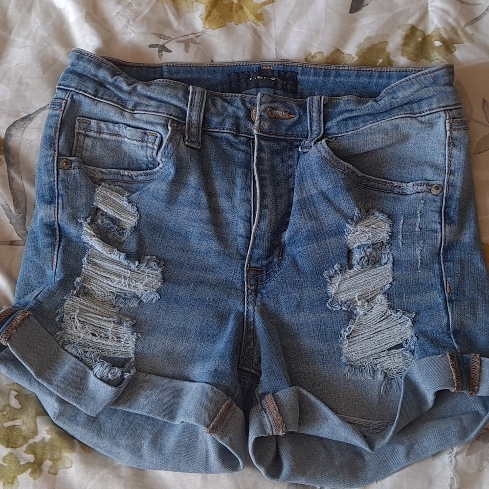Denim shorts